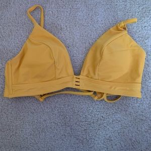 Yellow bikini top